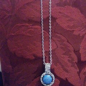 New fire opal necklace